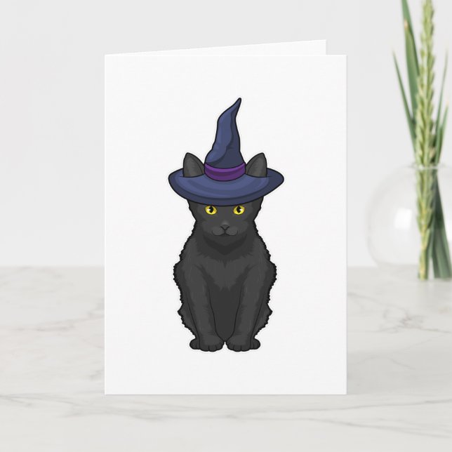 Cat Witch Card (Front)