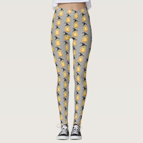 Cat Witch Halloween Leggings