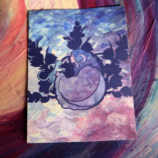 Cat Witch Moon Goddess Wiccan Cat Person Invitation