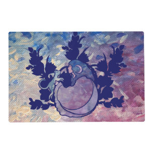 Cat Witch Moon Goddess Wiccan Cat Person Placemat