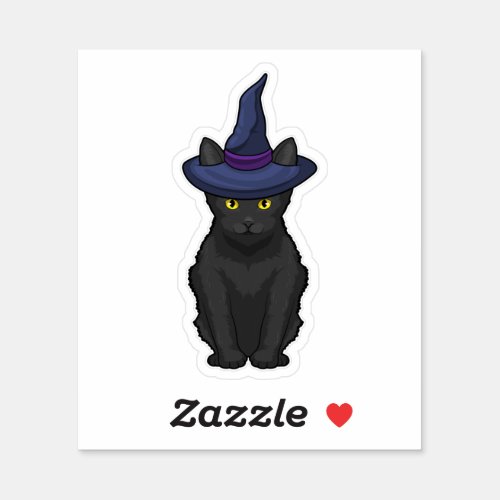 Cat Witch Sticker