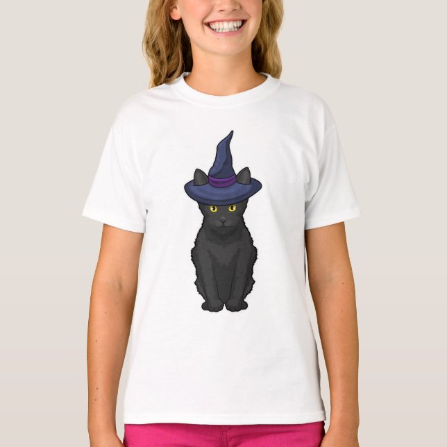 Cat Witch T-Shirt (Front)