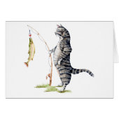 Cat with a Fish (Front Horizontal)
