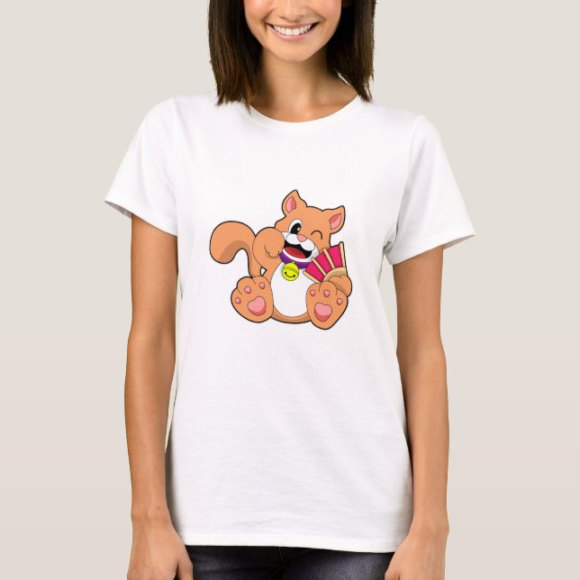 Cat with Bell T-Shirt (Front)