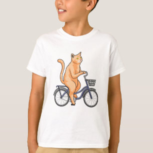 Cat with Bicycle T-Shirt