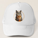 Cat With Birthday Shot Glass Trucker Hat