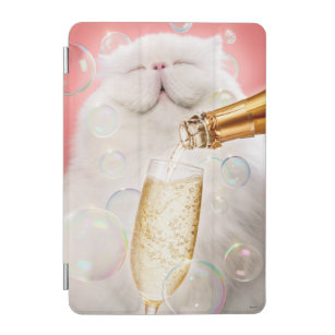 Cat With Champagne iPad Mini Cover