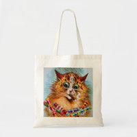Cat with Cigar - Louis Wain Cats Tote Bag