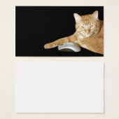Cat with computer mouse (Front & Back)