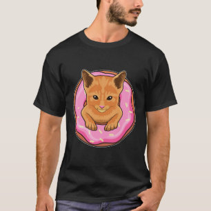 Cat with Donut T-Shirt