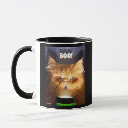 Cat With Flashlight Mug