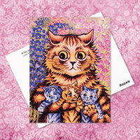 Cat with Her Kittens Louis Wain