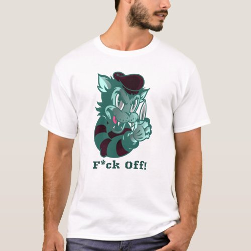 Cat with knife T_Shirt
