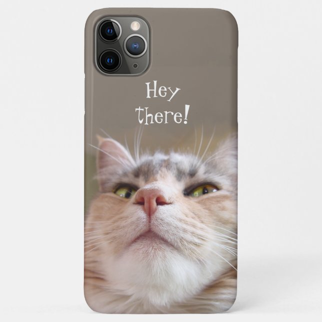 Cat with message Case-Mate iPhone case (Back)