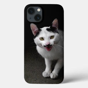 Cat with Mustache iPhone 13 Case