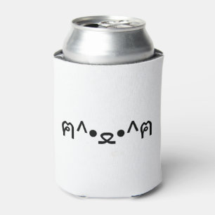 Cat With Paws Emoticon ฅ^•ﻌ•^ฅ Japanese Kaomoji Can Cooler