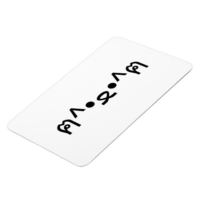 nozomu@ฅ^•ﻌ•^ฅ Cat With Paws Emoticon ฅ^•ﻌ•^ฅ Japanese Kaomoji Magnet | Zazzle