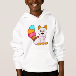 Cat with Popsicle Hoodie