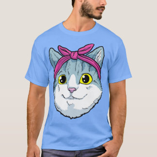 Cat with Ribbon T-Shirt