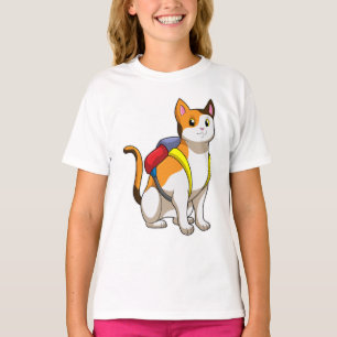 Cat with Satchel T-Shirt