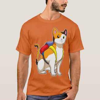 Cat with Satchel T-Shirt