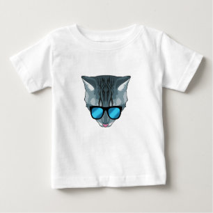 Cat with Sunglasses Baby T-Shirt