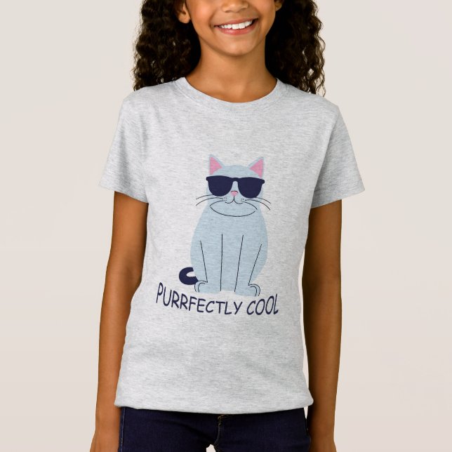Cat with Sunglasses T-Shirt (Front)