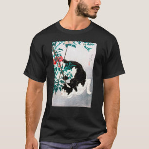 Cat with Tomato Plant (1931) by Hiroaki Takahashi T-Shirt