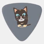Cat With Toy Mouse Guitar Pick at Zazzle