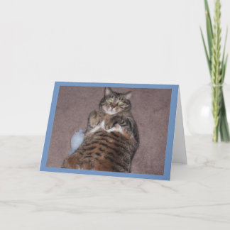 Cat With Tude Birthday Card