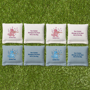 Cat with Violin Cornhole Bags