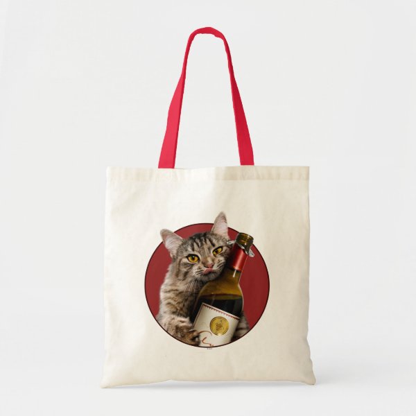 cat wine bag