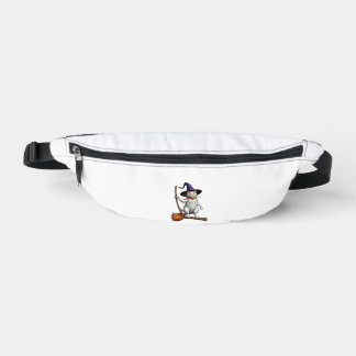 Cat Wizard Halloween Witch Mystical Cat Lovers Fanny Pack