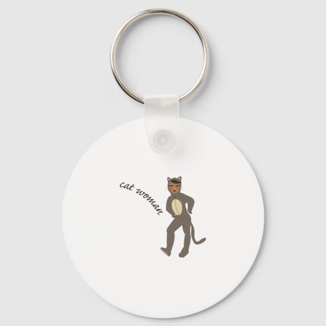 Cat Woman Keychain (Front)