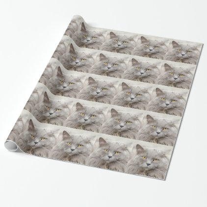 cat wrapping paper