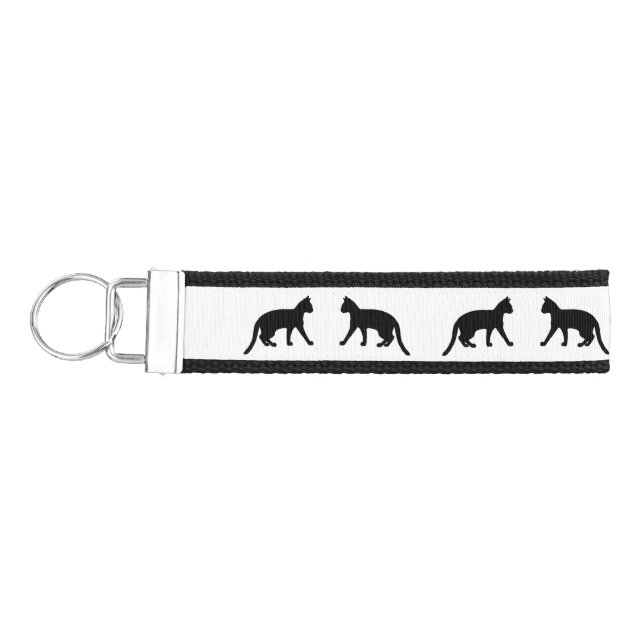 Cat Wrist Keychain (Keys on Left)