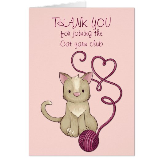 cat yarn club cards (Front)