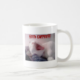Cat Yawning Coffee Mug