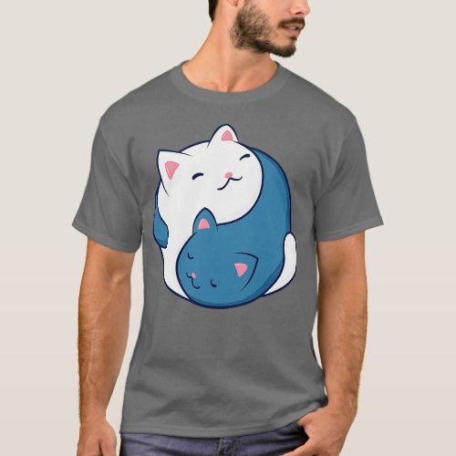Cat Yin YangCat Lover Gift T_Shirt