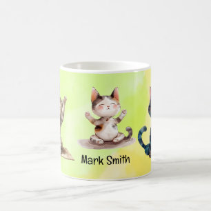 Cat Yoga  Coffee Mug