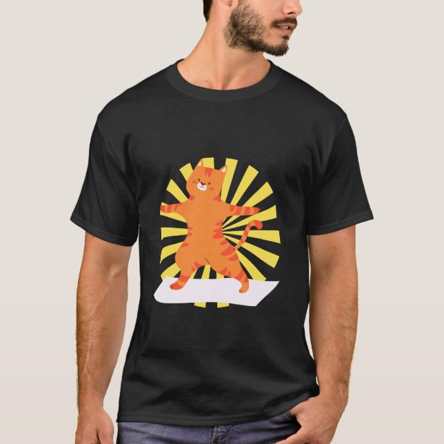 Cat Yoga Kitty T-Shirt (Front)