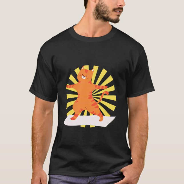 Cat Yoga Kitty T-Shirt (Front)