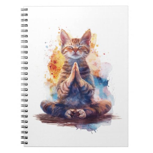 Cat Yoga Master Notebook
