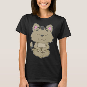 Cat Yoga Meditation T-Shirt