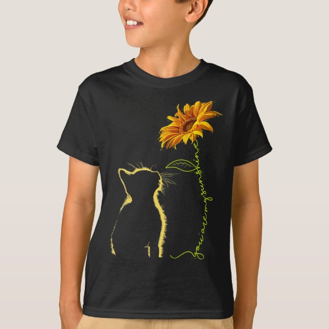 Cat You Are My Sunshine Cats Tee Gifts  (Front)