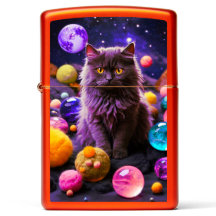 Cat Zippo Lighter – Cool Gift for Cat Lovers