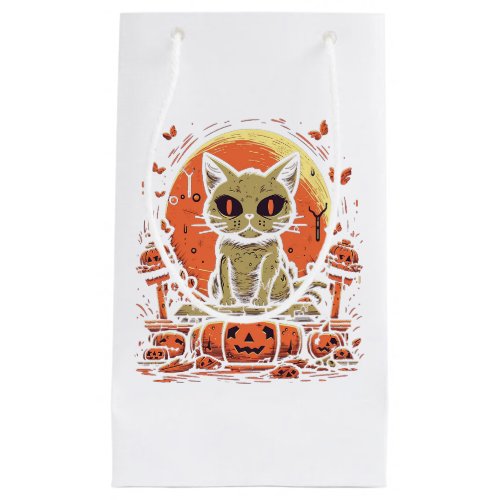 Cat Zombie Halloween Costume Kitten Pumpkin Men Wo Small Gift Bag