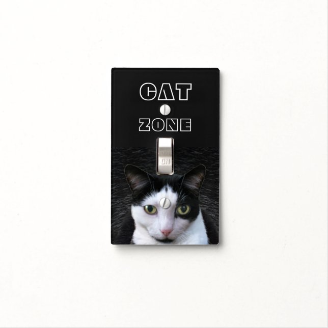 Cat Zone Light Switch Cover (In Situ)
