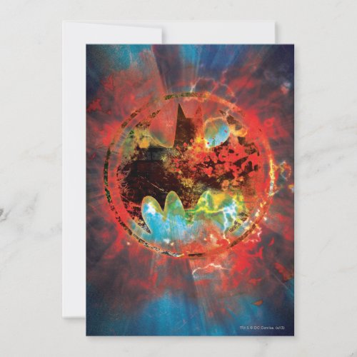 Cataclysmic Bat Logo Custom Invites