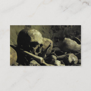 catacomb bones business card